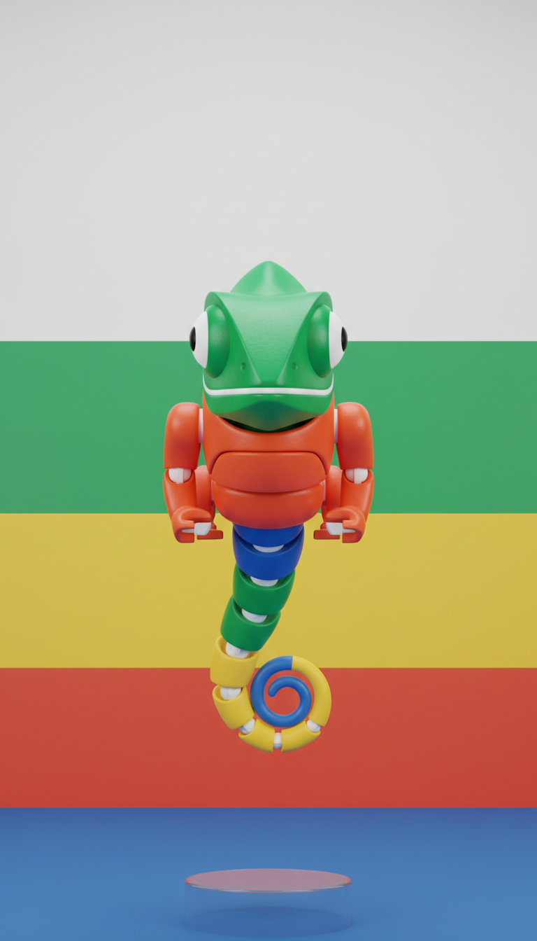 Articulated Animal Figure With Moving Limbs