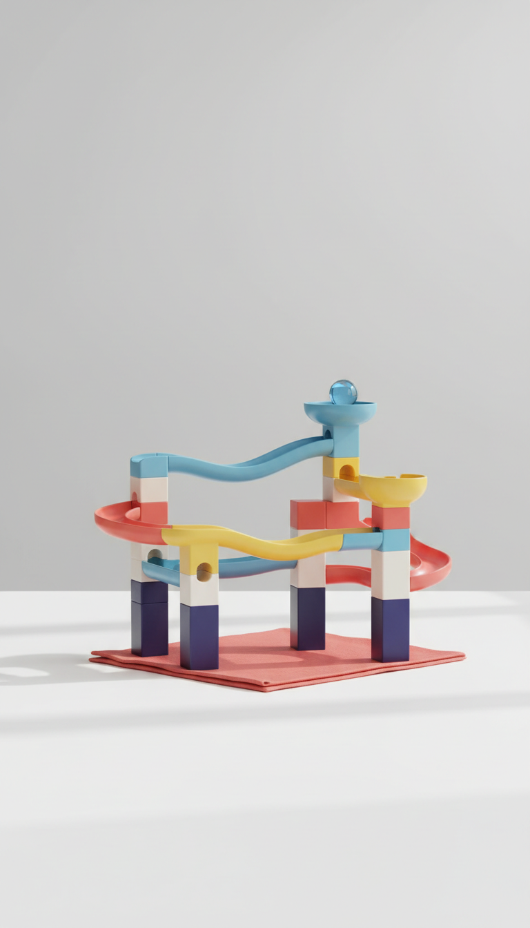 Marble Run Transparent Construction Kit