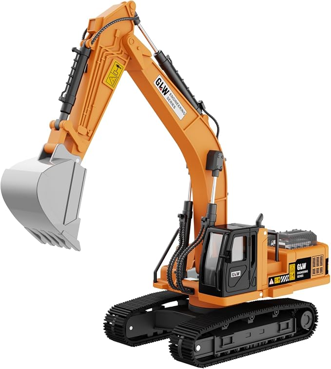 GLW Excavator Inertial Driving Diecast