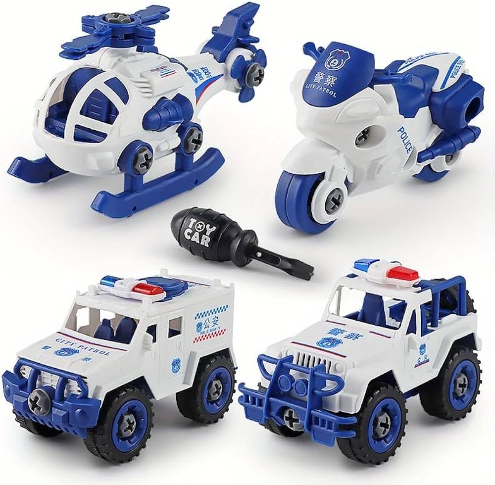 Police Vehicles DIY Set