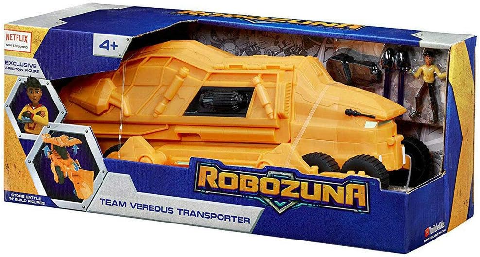 Robozuna Team Veredus Transporter Vehicle & Mangle Action Figure Set