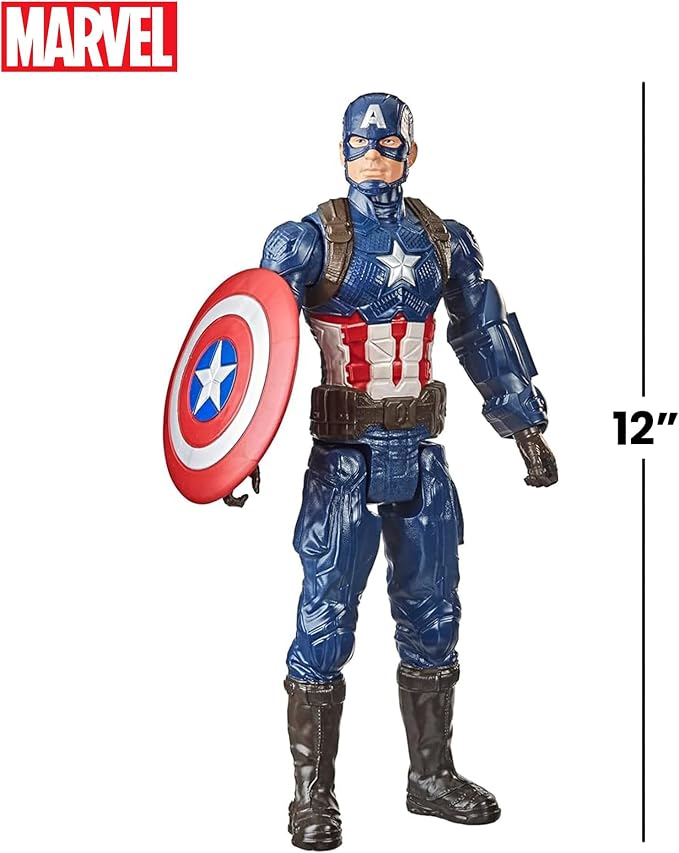 Marvel Avengers Endgame Titan Hero Series Captain America 12-Inch Action Figure