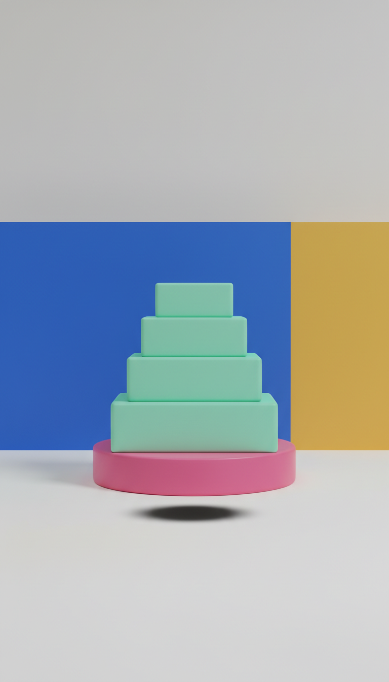Mint Green Stacking Blocks Set