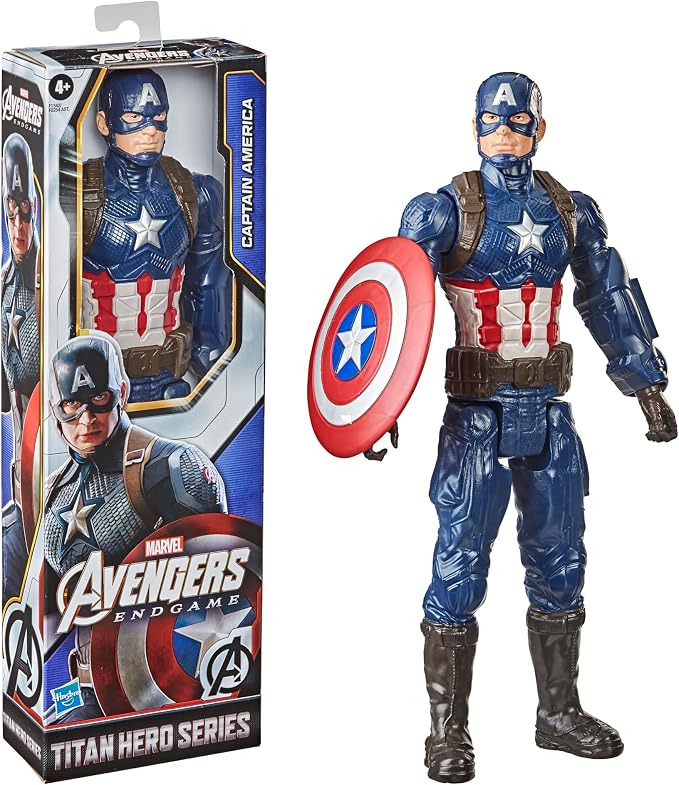 Marvel Avengers Endgame Titan Hero Series Captain America 12-Inch Action Figure