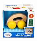 Handcrafted Grab 'n Roll Wooden Infant Toy