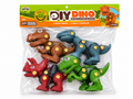 DIY Take-Apart Dinosaur Assembly Set (4-Piece Pack)