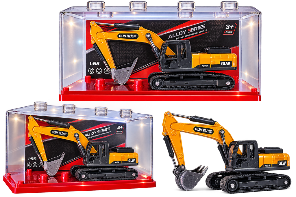 GLW Excavator Inertial Driving Diecast