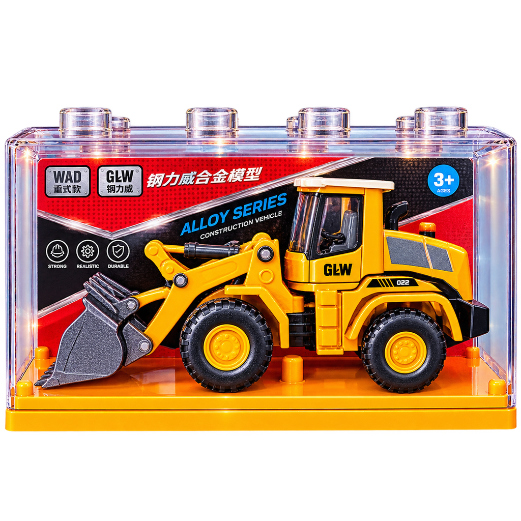GLW Bulldozer Inertial Driving Diecast