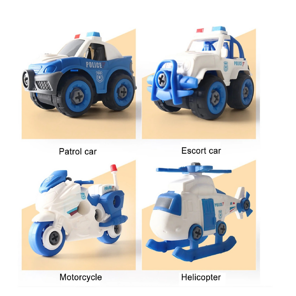 Police Vehicles DIY Set