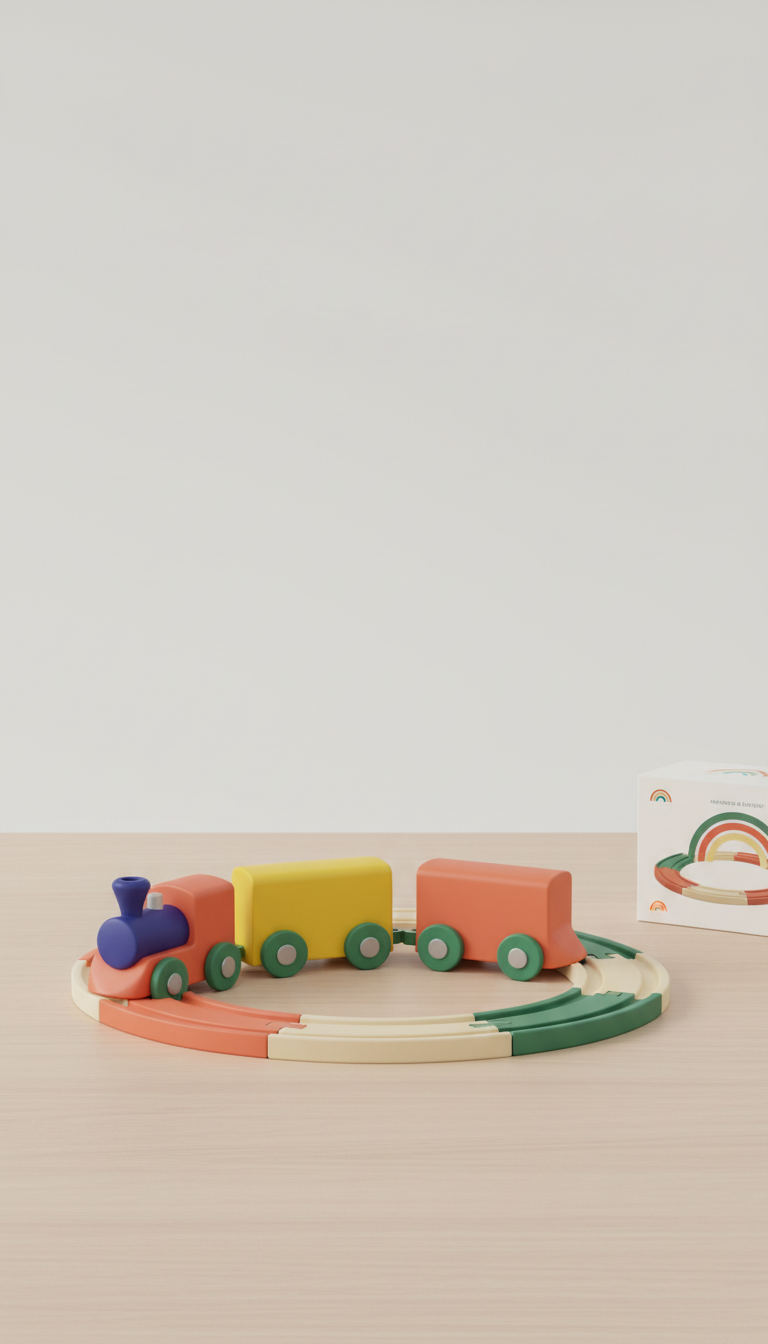 Rainbow Train & Track Kit