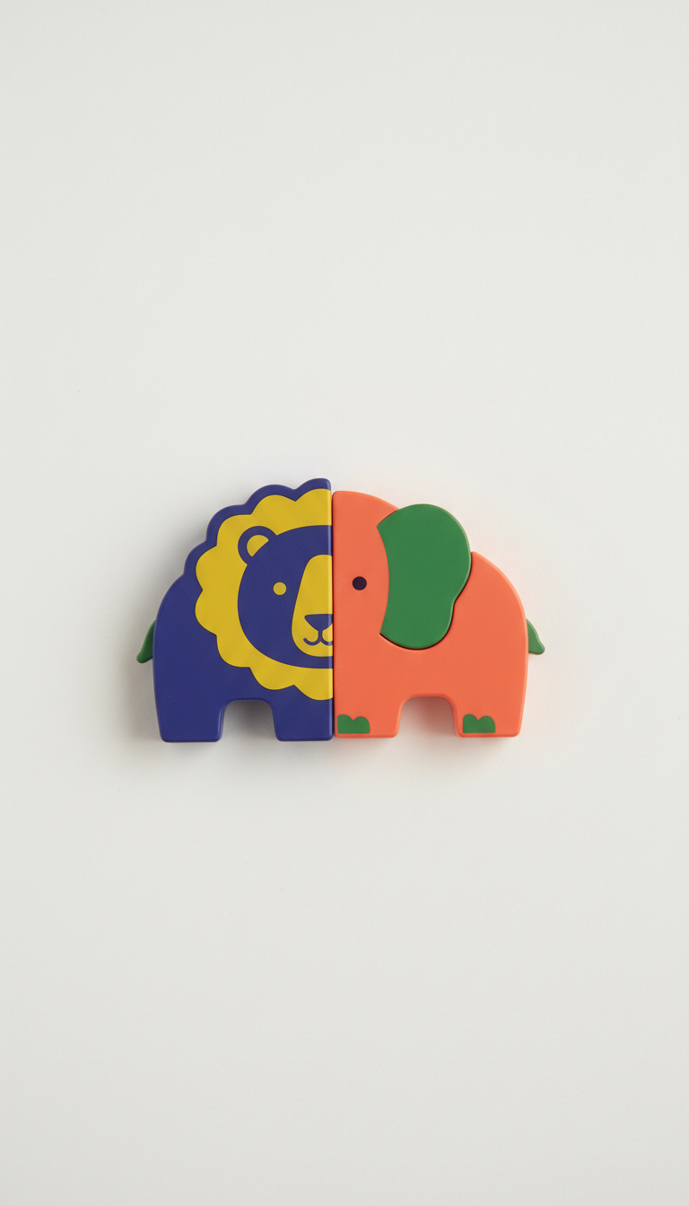 Magnetic Animals Puzzle Duo