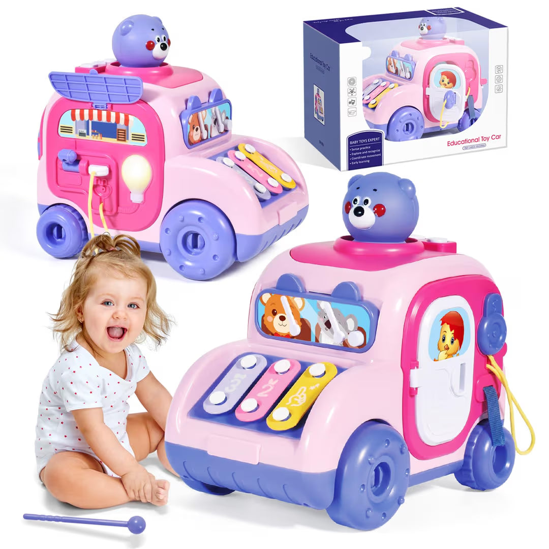 Multi-Functional Educational Baby Toy Car
