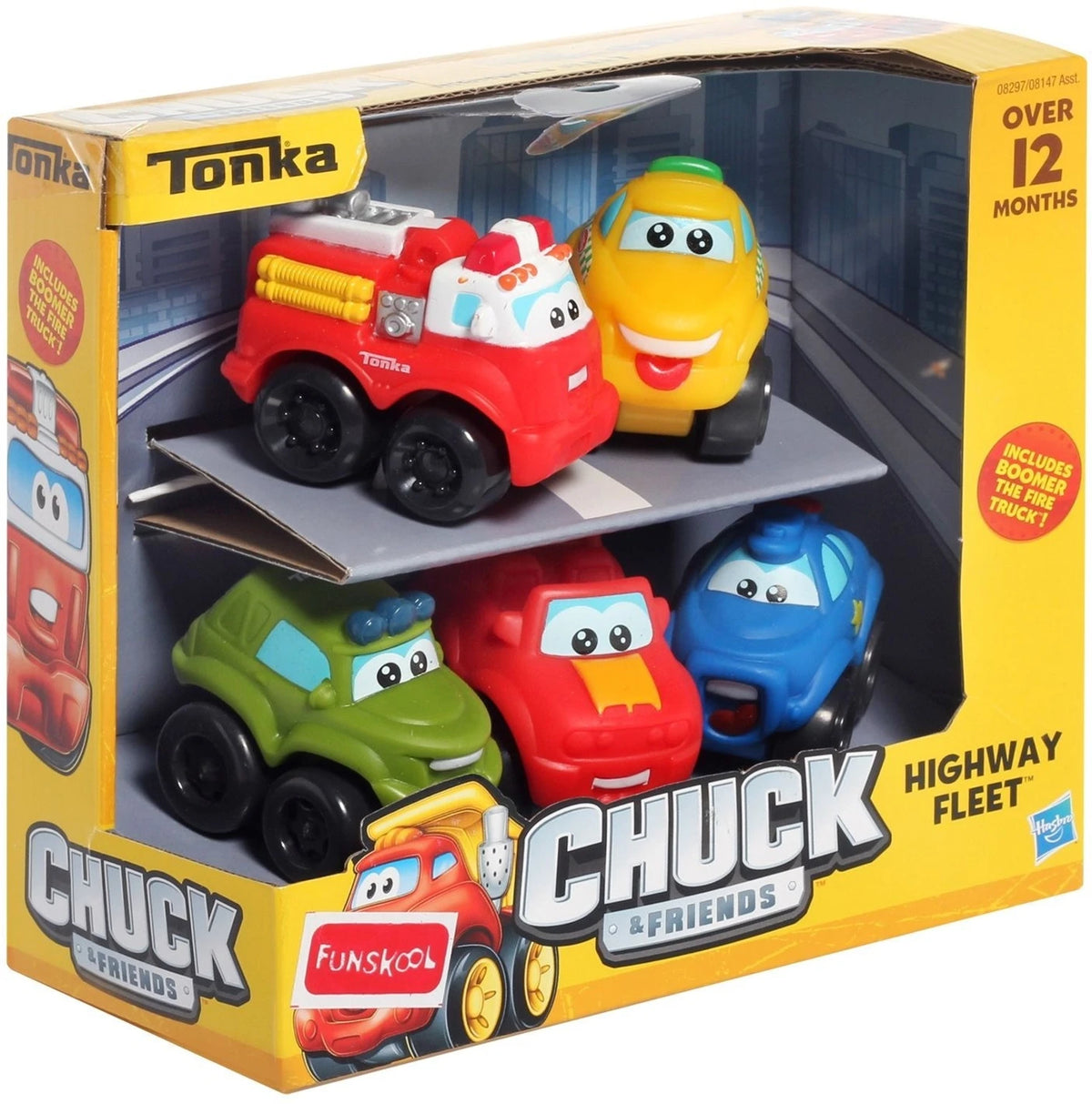 Tonka Chuck & Friends Highway Fleet (5-Piece Mini Vehicle Set)