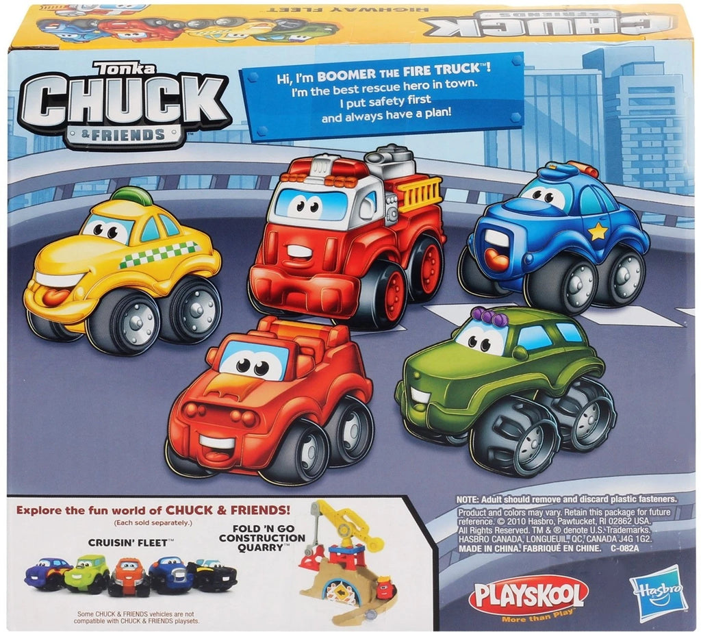 Tonka Chuck & Friends Highway Fleet (5-Piece Mini Vehicle Set)