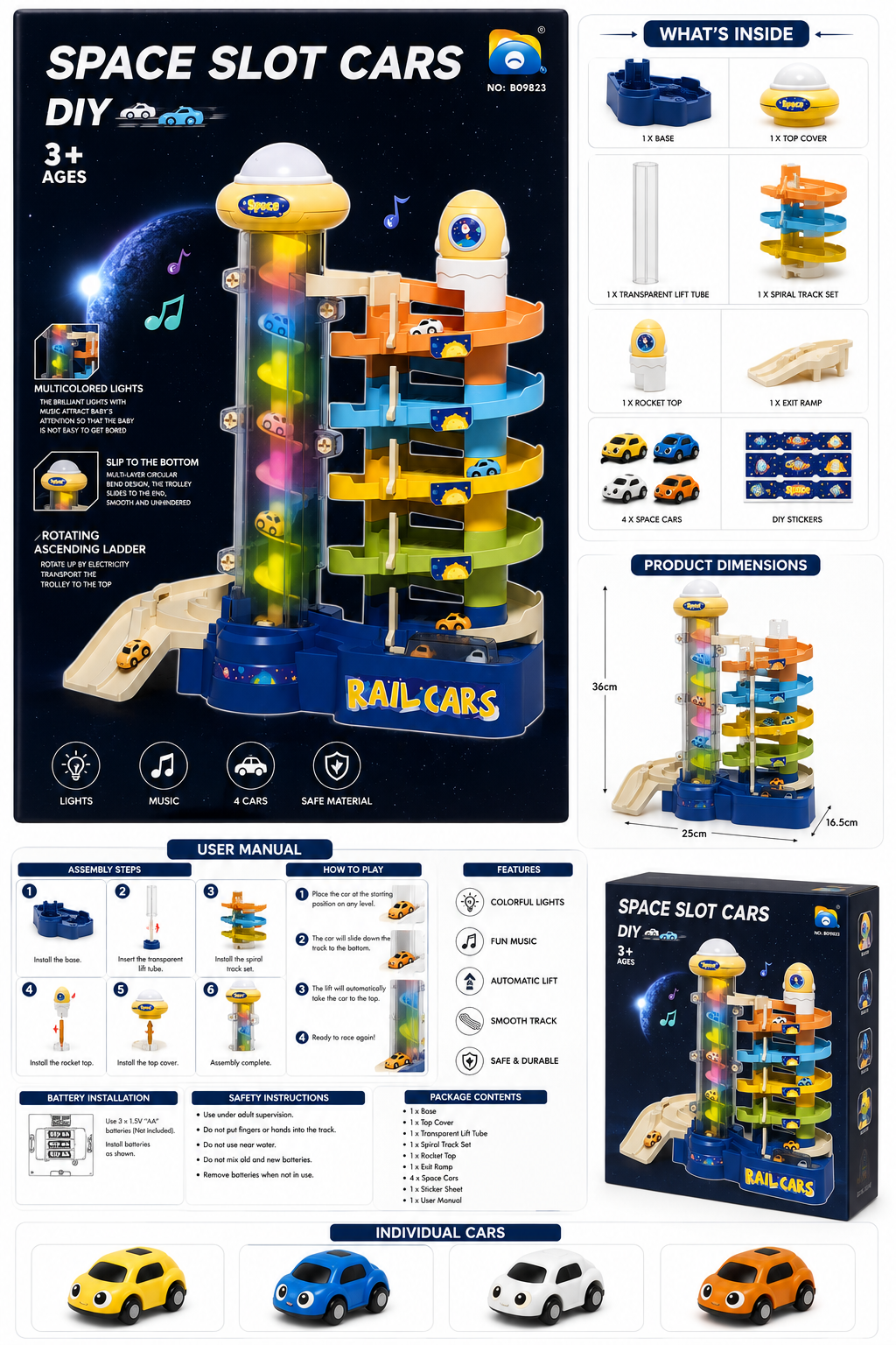 Space Slot Cars DIY