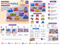 Wooden Vehicle Board Toy