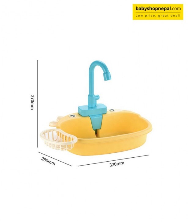 Dishwasher Toy Circulating Water Wash Sink